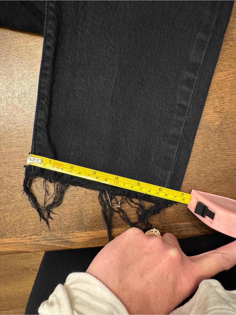 True Black Straight Leg Levi Jeans - Picture 5 of 5